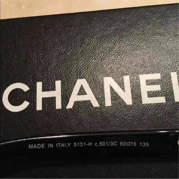 CHANEL 5131 501/3c Perle Collection Sunglasses - Picture 4 of 5